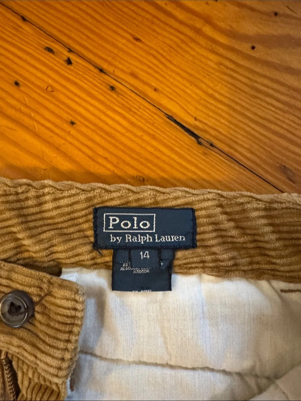Polo by Ralph Lauren Men's Corduroy Pants in Light Brown
